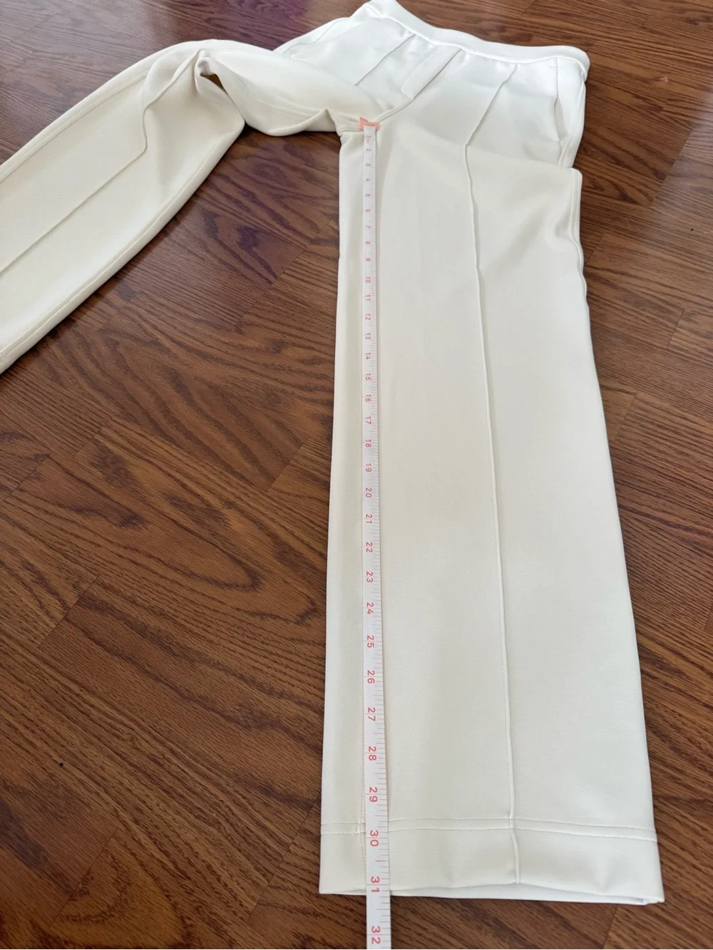 Lululemon Softstreme Pintuck Mid-Rise Pant *Regular Light Ivory (First Release)